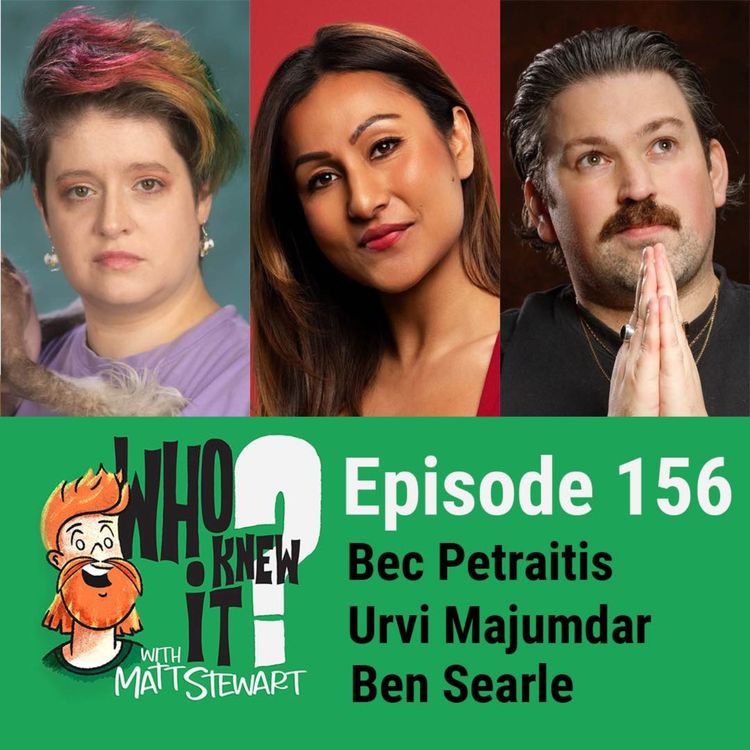 cover art for 156 - Bec Petraitis, Urvi Majumdar and Ben Searle