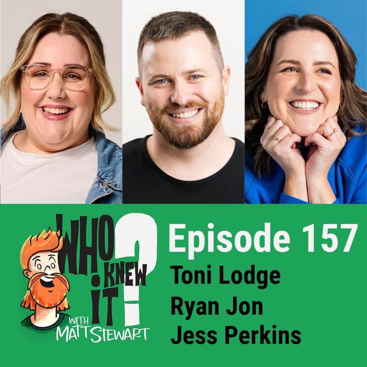 cover art for 157 - Toni Lodge, Ryan Jon and Jess Perkins