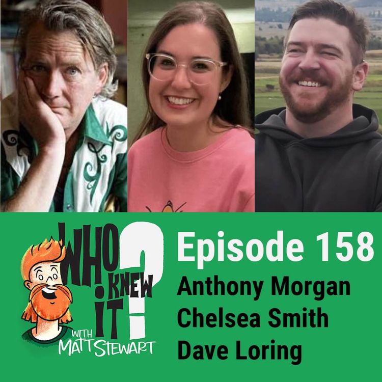 cover art for 158 - Anthony Morgan, Chelsea Smith and Dave Loring (live in Hobart, Australia)