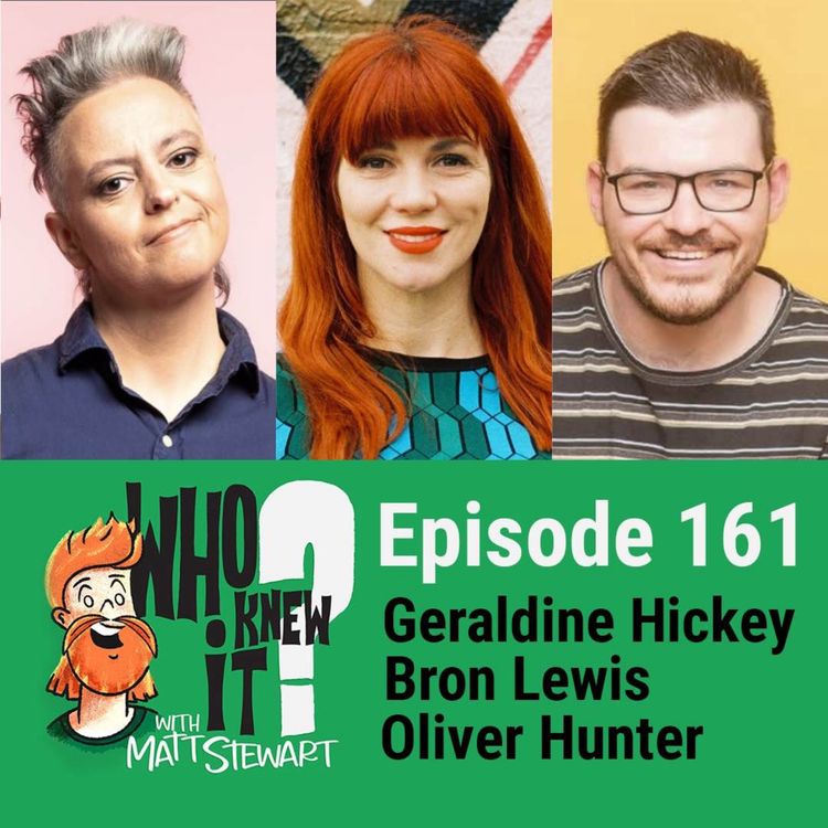 cover art for 161 - Geraldine Hickey, Bron Lewis and Oliver Hunter
