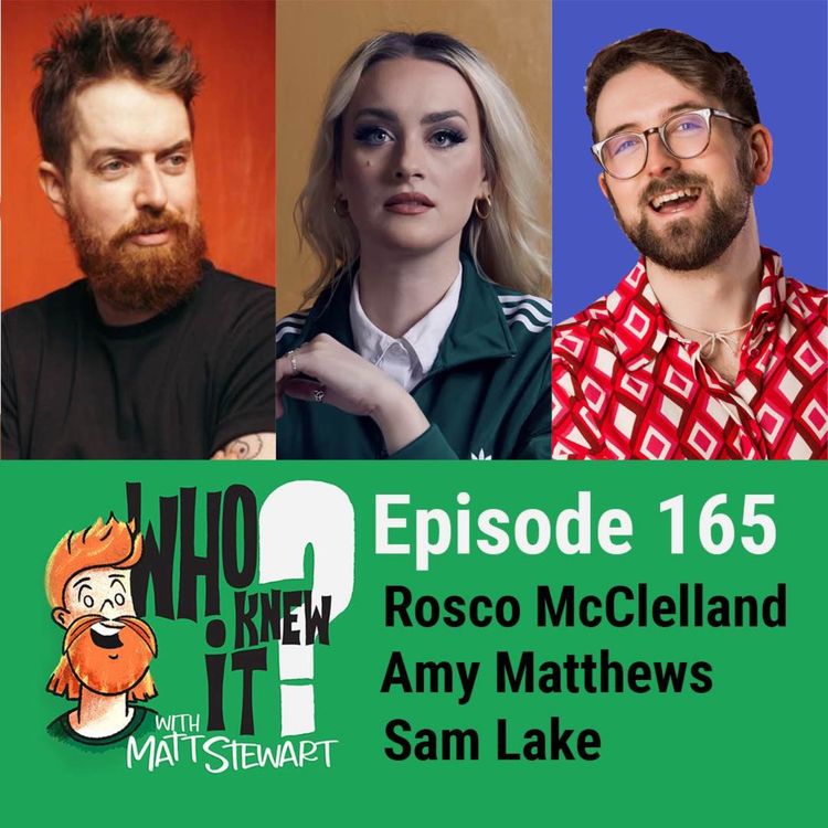 cover art for 165 - Rosco McClelland, Amy Matthews and Sam Lake (live in Edinburgh, Scotland)