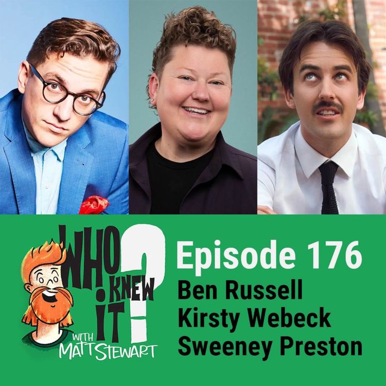 cover art for 176 - Ben Russell, Kirsty Webeck and Sweeney Preston