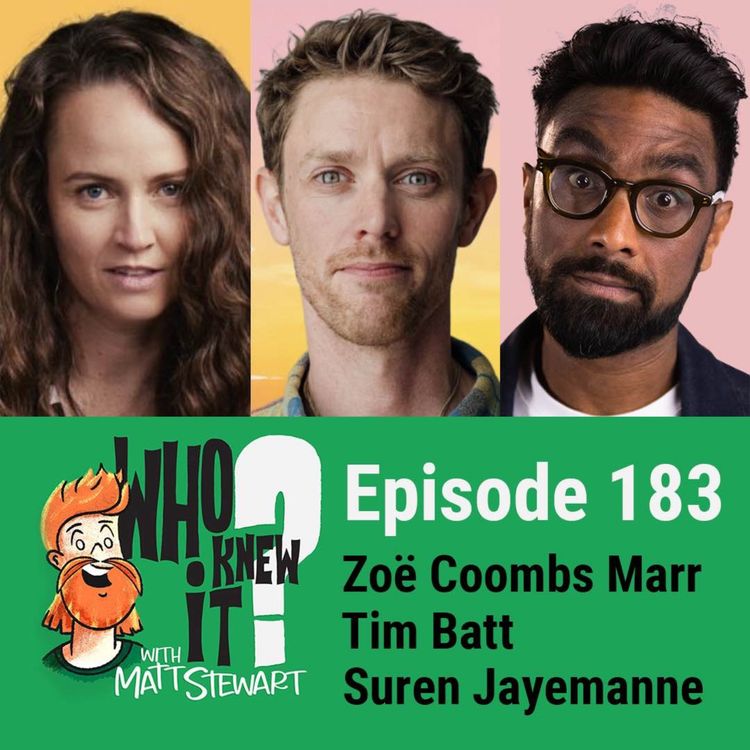 cover art for 183 - Zoë Coombs Marr, Tim Batt and Suren Jayemanne