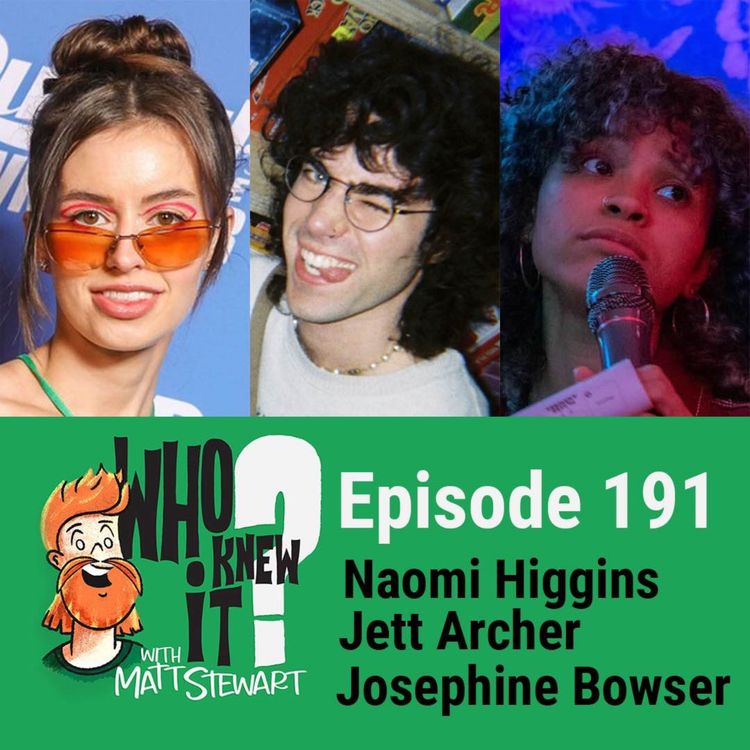 cover art for 191 - Naomi Higgins, Jett Archer and Josephine Bowser