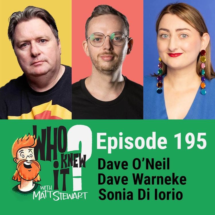 cover art for 195 - Dave O'Neil, Dave Warneke and Sonia Di Iorio