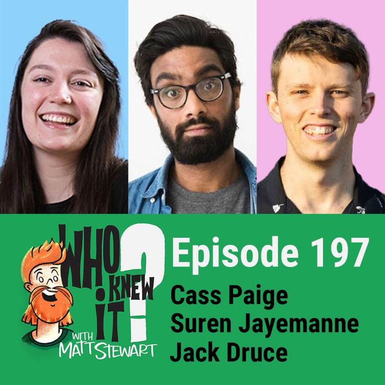 cover art for 197 - Cass Paige, Suren Jayemanne and Jack Druce
