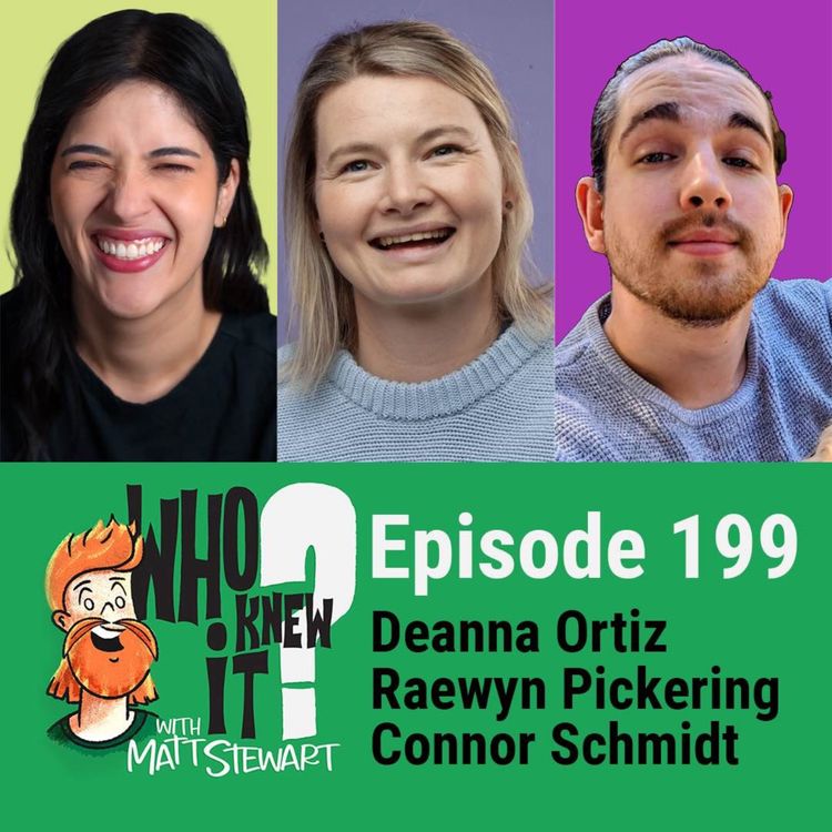 cover art for 199 - Deanna Ortiz, Raewyn Pickering and Connor Schmidt