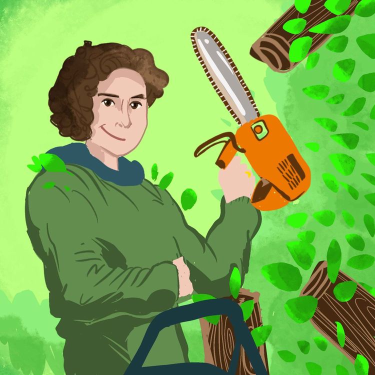 cover art for Virginie Trauscht, jardinière “Virgin Garden” - De la mécanique moto aux jardins