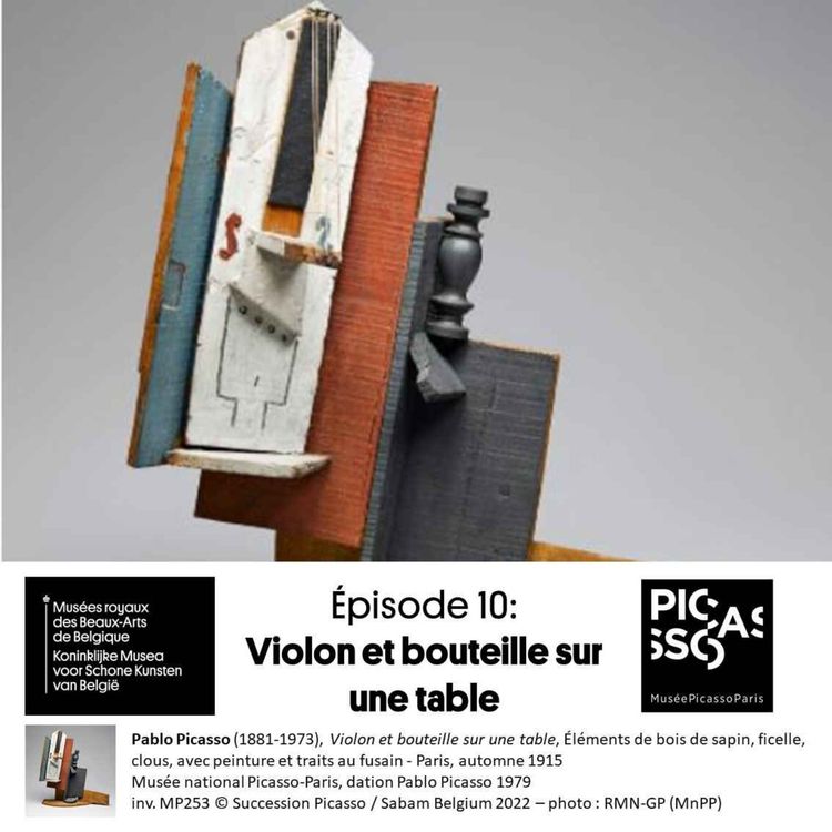 cover art for #10 - Violon et bouteille sur une table