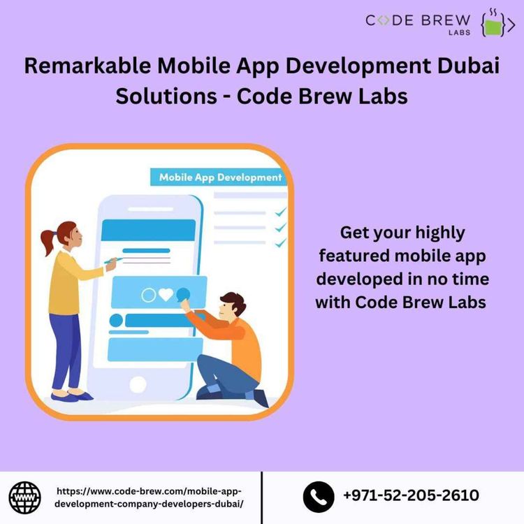 cover art for  Prominent Mobile App Development Company Dubai - Code Brew Labs