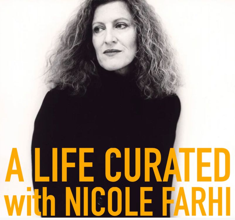 cover art for A Life Curated with Nicole Farhi