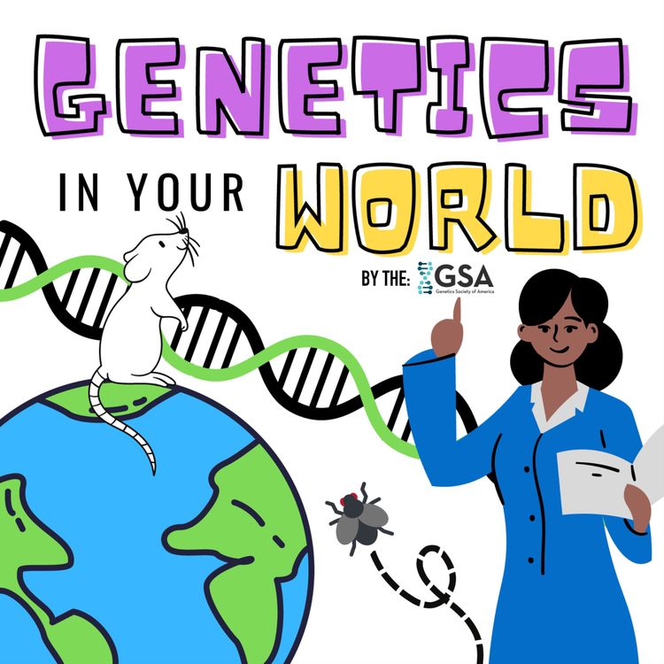 cover art for Ep.4. A new wormy role model for genetics – A Discussion with Dr. Mengyi Cao