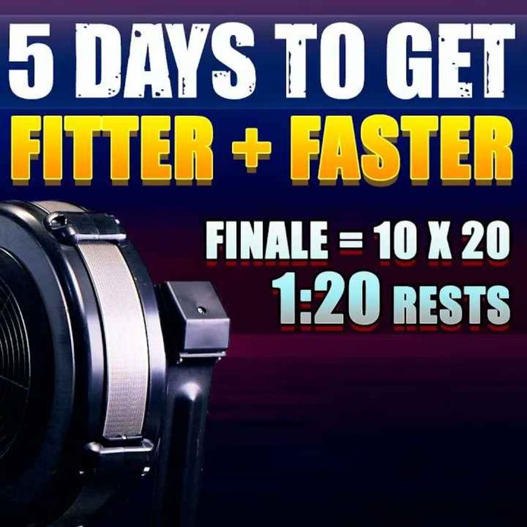 cover art for GET FIT FAST! 10x20 Seconds Max Effort | 1:20 Rests | Row Along