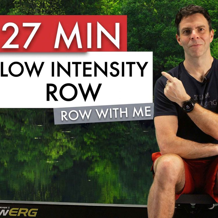 cover art for Apr 01: 25 Min Easy Rowing Workout — Recovery Rhythm & Getting Faster | RowAlong