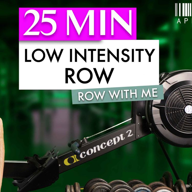 cover art for Apr 02: 25 Min Easy Rowing Workout — Quantifying Low Intensity Training | RowAlong