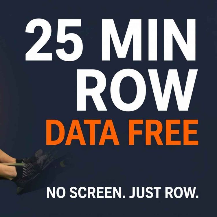 cover art for Row by Feel — 25 Minute Low Intensity Rowing Workout With Full Technique