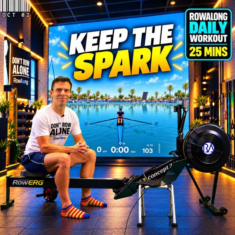 cover art for Enjoy The Row | 25 Minute Follow Along Workout