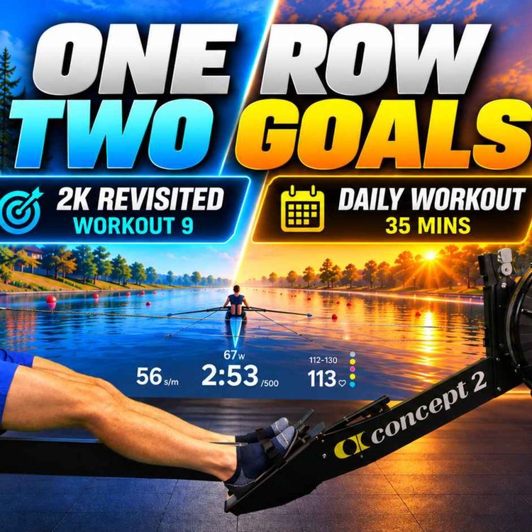 cover art for Build Pace Through Stroke Rate | 35 Minute Row Along Workout | 2K Revisited WO9