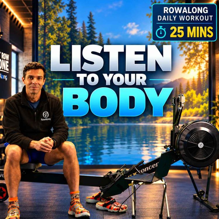 cover art for Rowing Doesn’t Have to Be Intimidating | 25 Minute Follow Along Workout