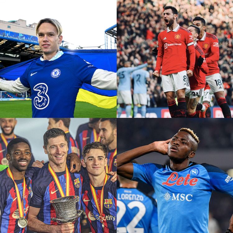 cover art for Eurotalk 4 - Manchester Derby | El Clasico | N.London Derby |  Mudryk | Liverpool's woes | Napoli's year?