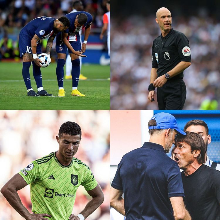 cover art for Eurotalk 1 - Anthony Taylor, Man United's problems, Arsenal's young team, unruly Mbappe ?