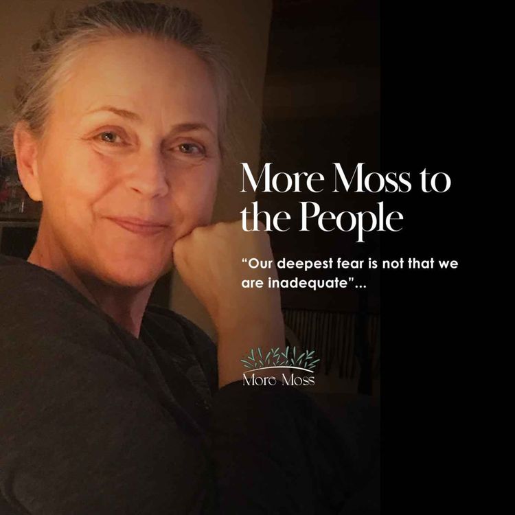 cover art for "Our deepest fear is not that we are inadequate" ... 