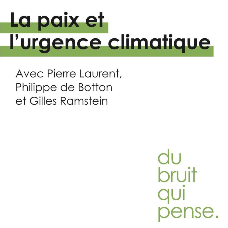 cover art for La paix et l'urgence climatique