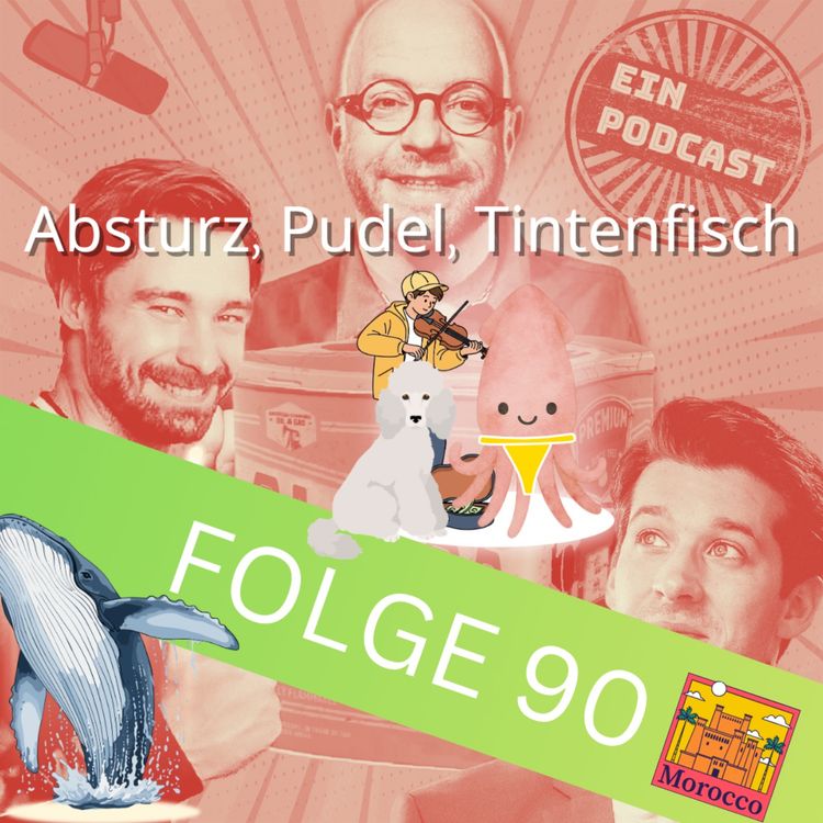 cover art for Folge90: Absturz, Pudel, Tintenfisch