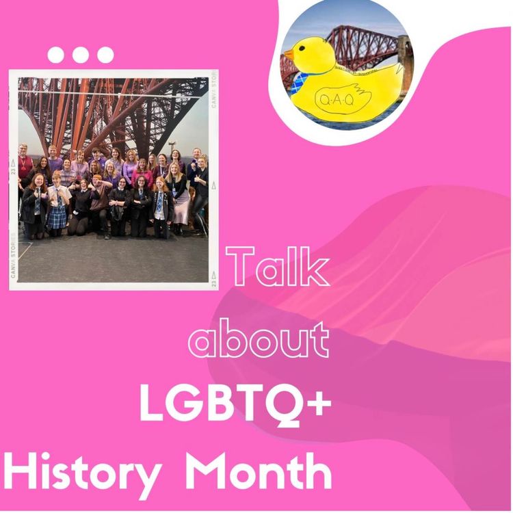 cover art for QAQ: LGBTQ+ History Month