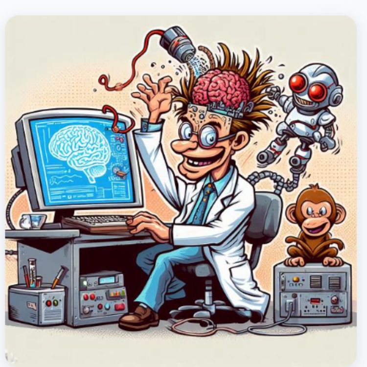 cover art for Can Elon Musk upload himself? Is ChatGPT eating itself? What is consciousness? And so much more!