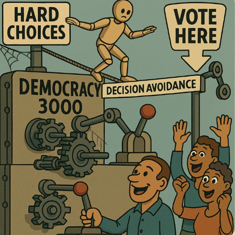 cover art for Irish politics today: paralysed by indecision. But is that what we want?