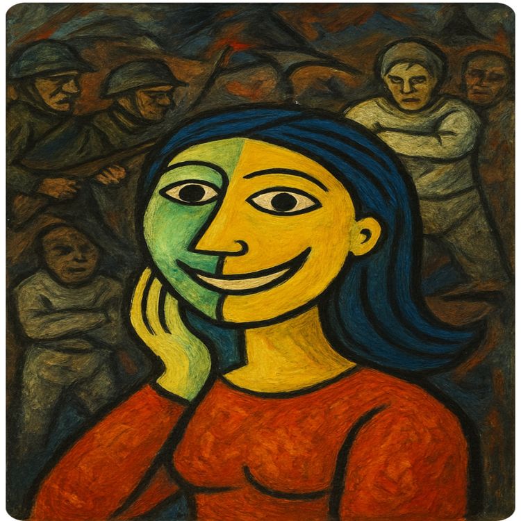 cover art for Don't mention the war. Is it possible to be optimistic? Sincere and performative beliefs