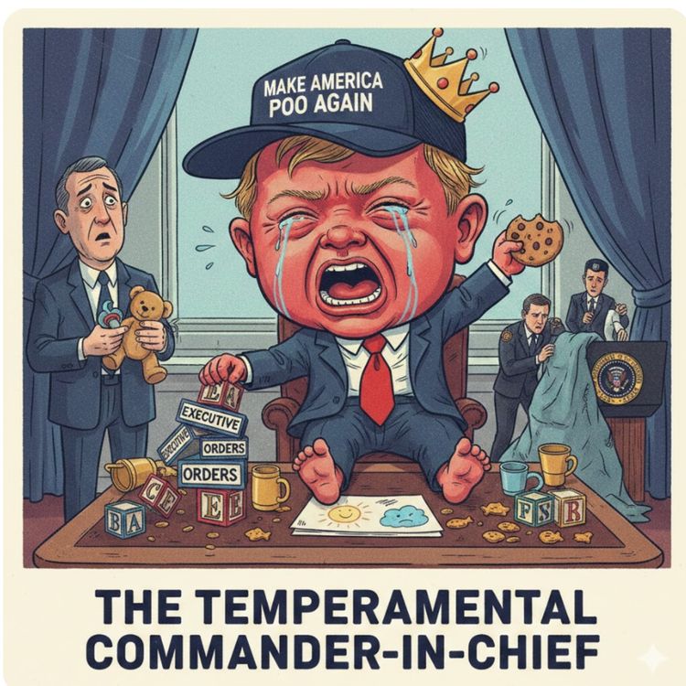 cover art for Trump throws a tantrum Markets yawn. 