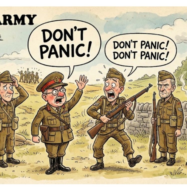 cover art for Don't panic! Not yet, anyway