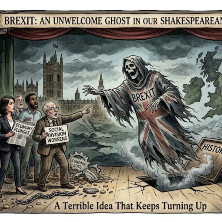 cover art for Brexit - for the first time in ages. And the war.