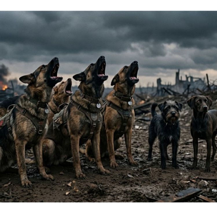 cover art for The dogs of war - mostly barking, one or two surprisingly quiet