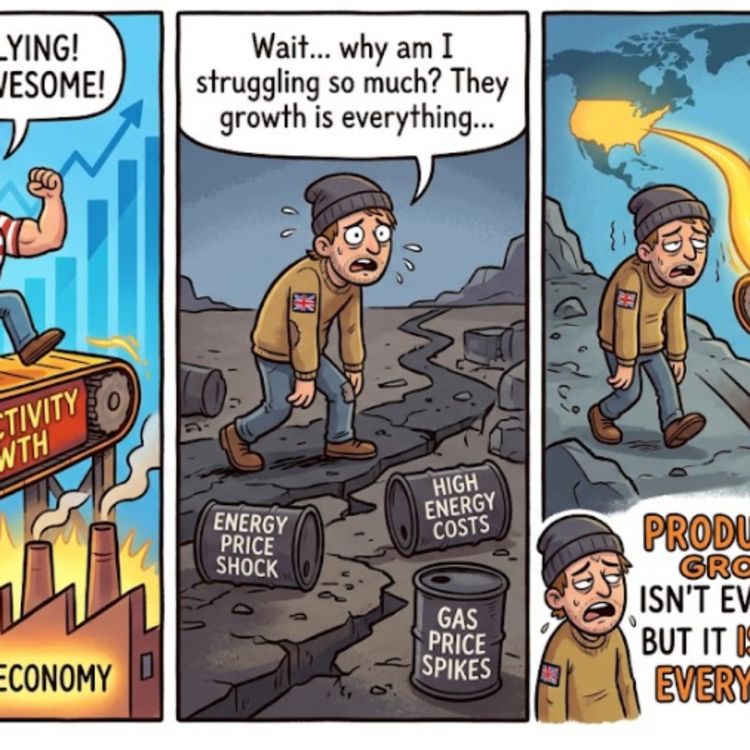 cover art for Ireland's budget circus resumes. Productivity growth finally starts again in the US