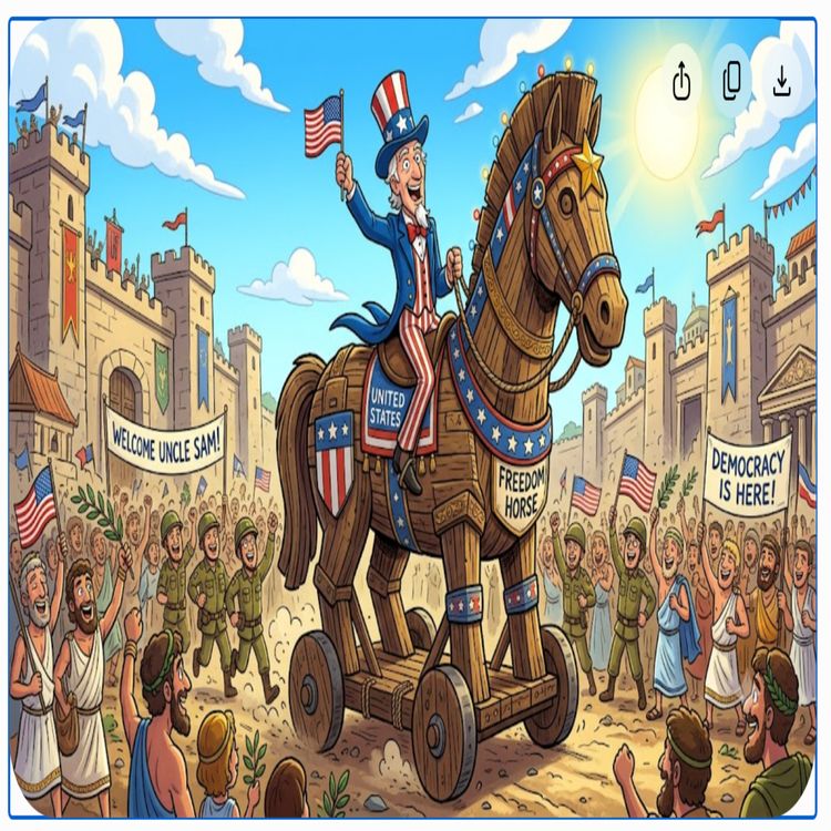 cover art for Does 'The Odyssey' predict we are going the way of the ancient Greeks? Is Trump riding our version of the Trojan Horse?