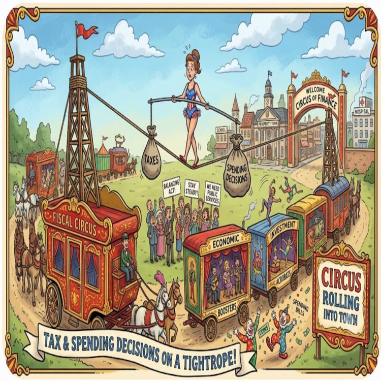 cover art for Ireland's budget circus rolls into town. No strategic thinking wanted.