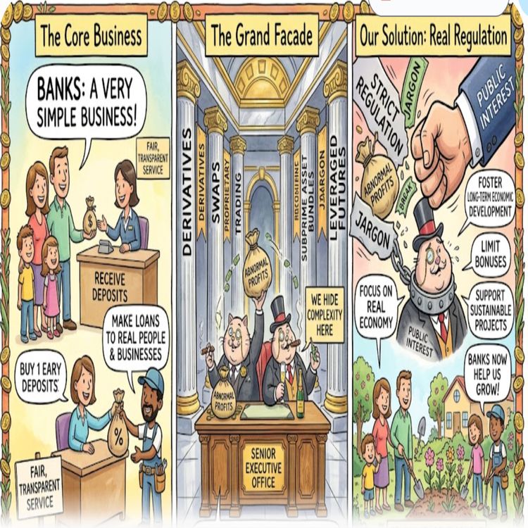 cover art for Banks are destined to go the way of video stores and travel agents. In the age of AI are we also living in the stupid age?