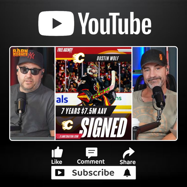 cover art for Flames Sign Dustin Wolf To Seven-Year Contract Extension 🐺 | BB Clips