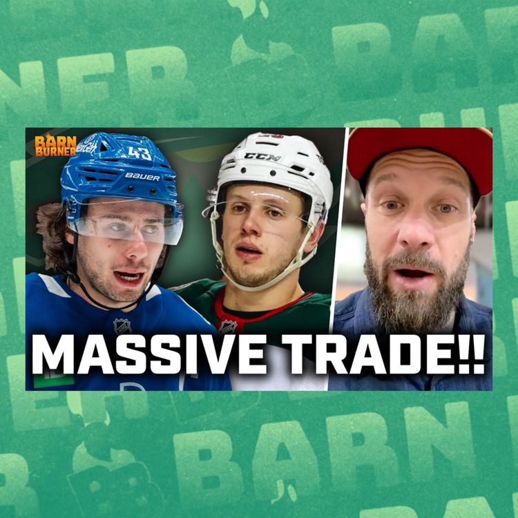 cover art for QUINN HUGHES TRADED 🚨 Pinder Reacts To A MASSIVE NHL Blockbuster | BB Clips