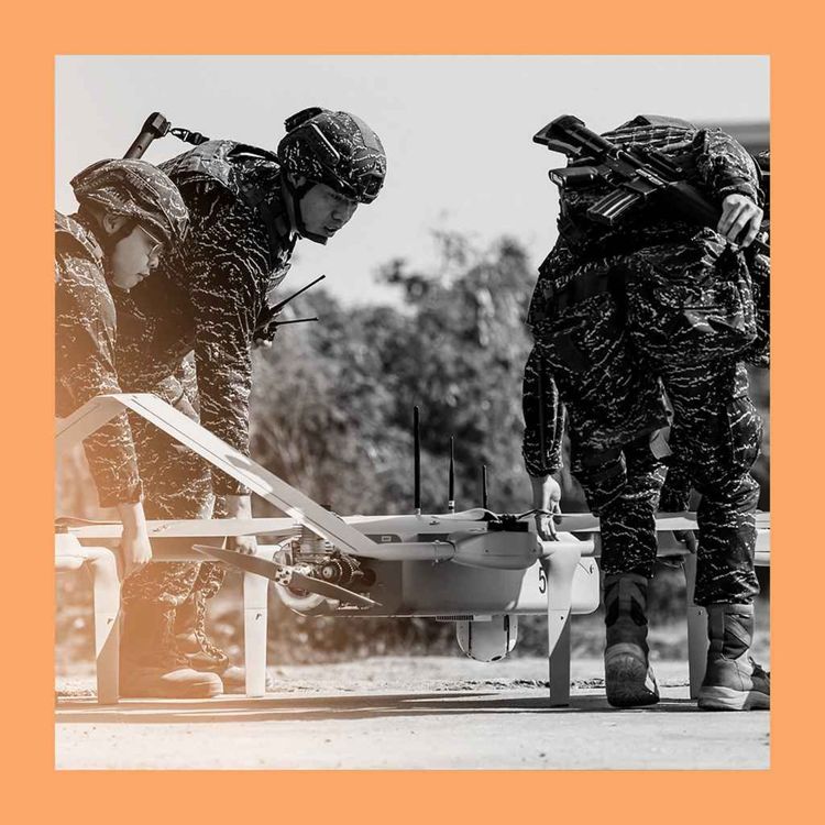 cover art for Taiwan’s “China-free” drones are taking off