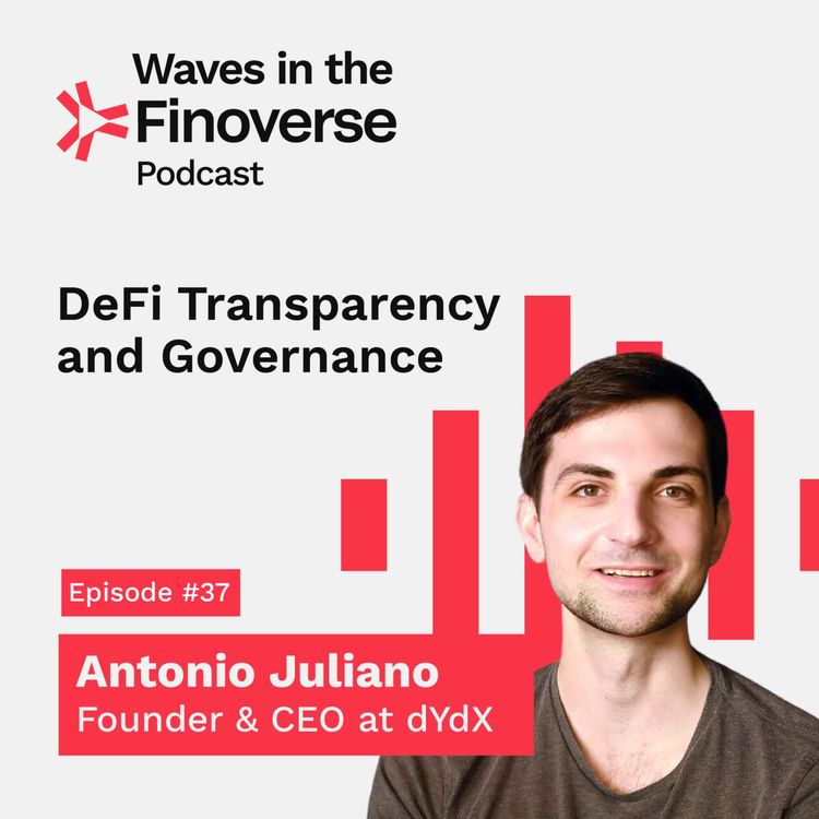 cover art for Episode #37: DeFi Transparency and Governance with Antonio Juliano at dYdX