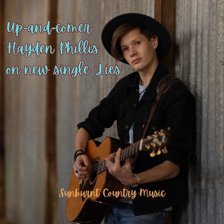 cover art for Up-and-coming artist Hayden Phillis on his new single ‘Lies’