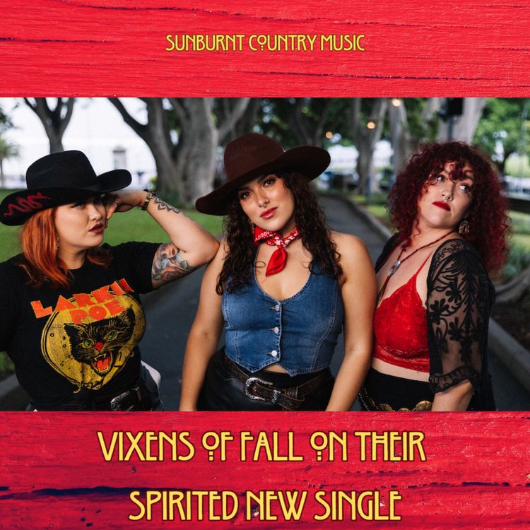 cover art for Vixens of Fall on their spirited new single