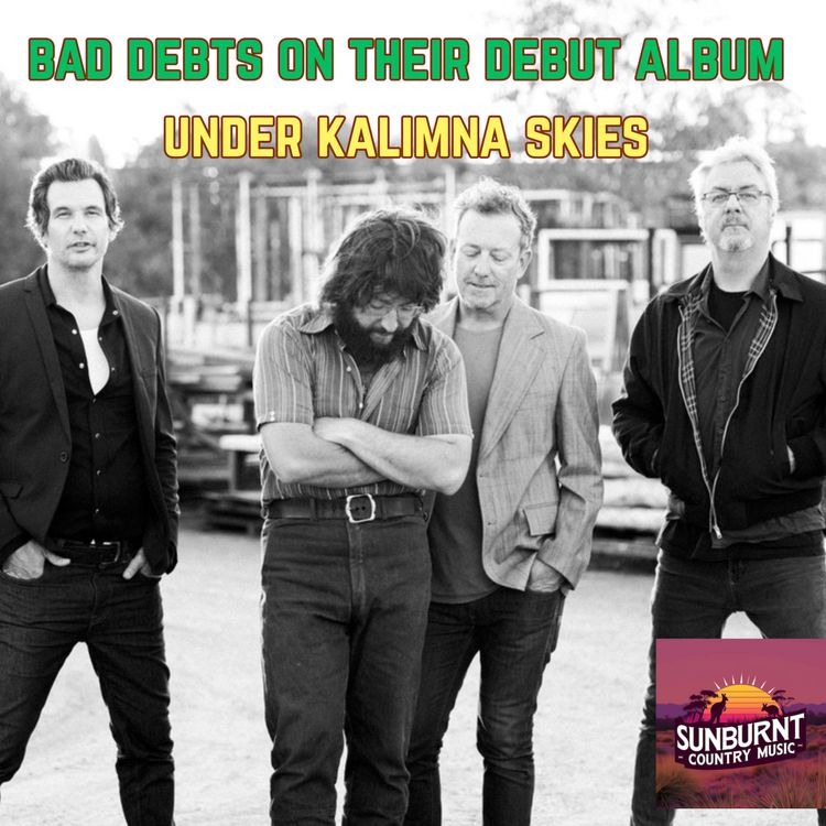 cover art for Bad Debts on their debut album Under Kalimna Skies