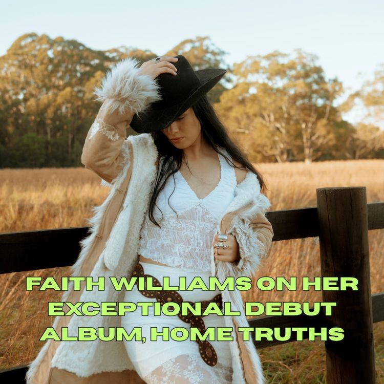 cover art for Faith Williams on her exceptional debut album, Home Truths