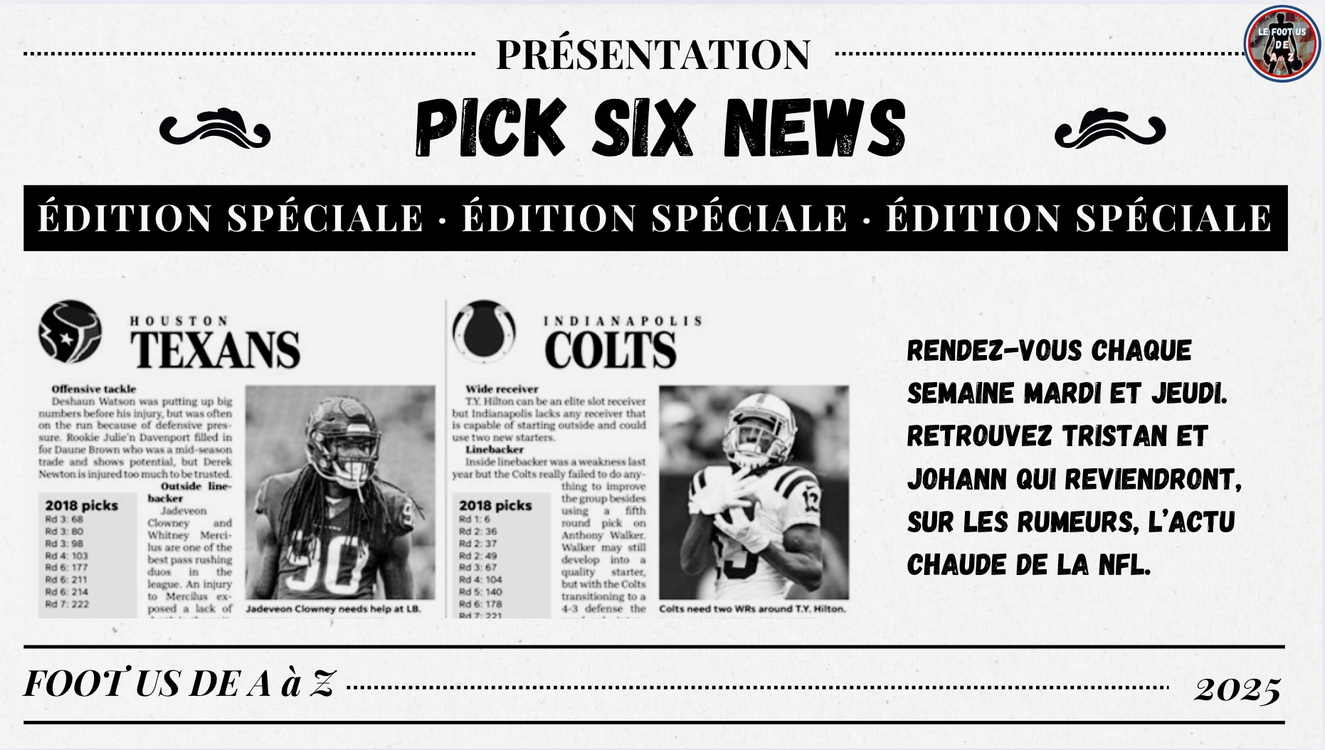 cover art for Pick Six News sur Foot US de A à Z ! 🏈