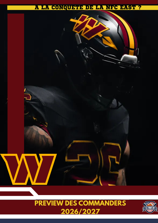 cover art for #4 Les Commanders à la conquête de la NFC EAST